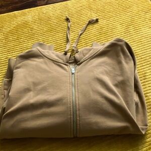Women’s hoodie tan large
